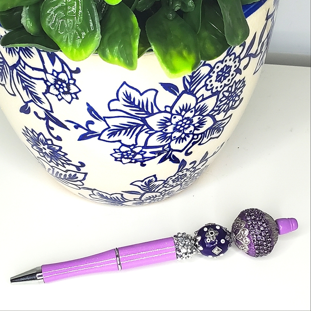 FIALOVA BEADED PEN